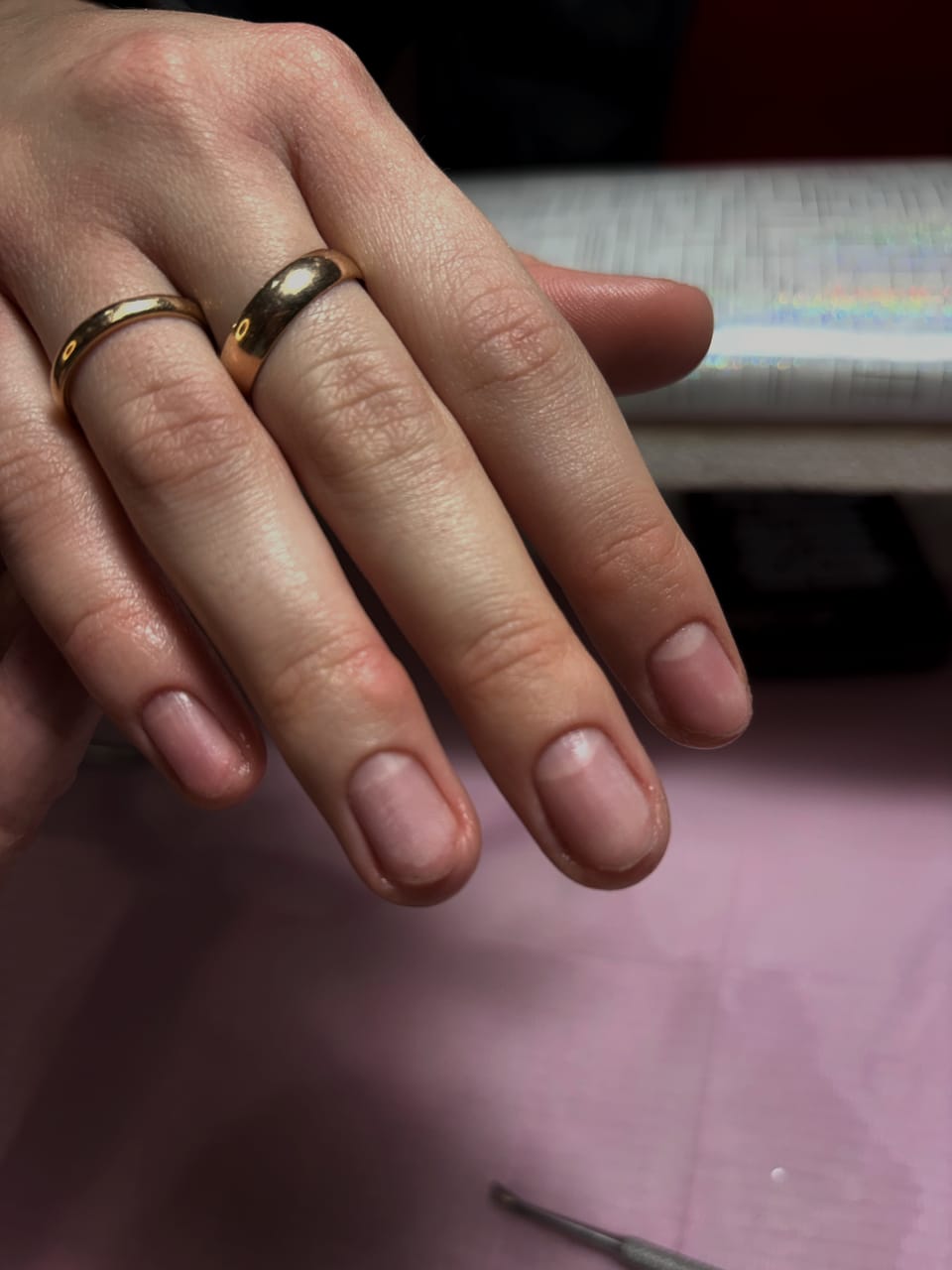 Manicuria sin esmaltado