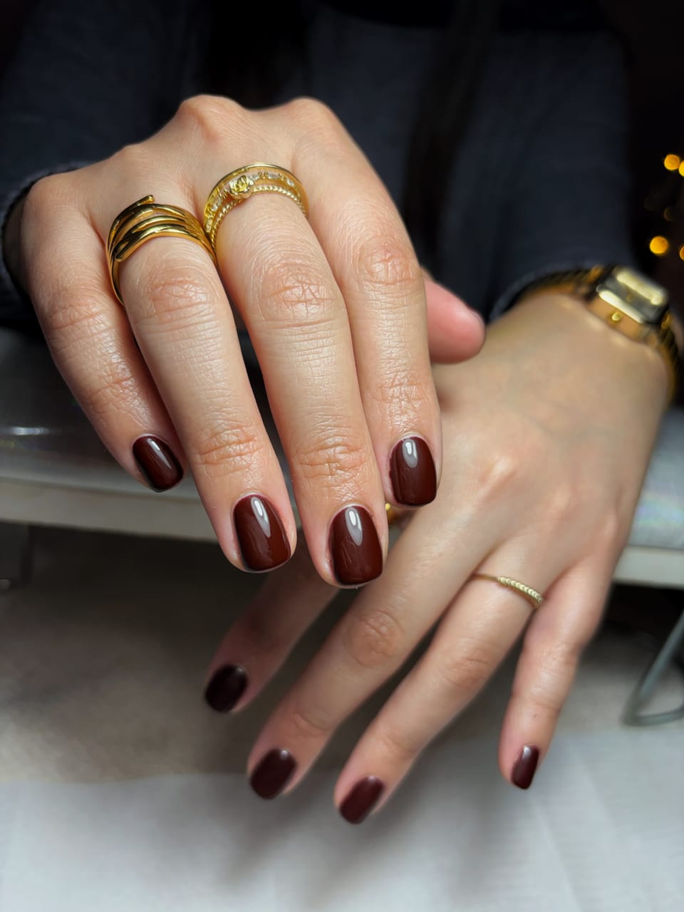Manicuria + kapping gel