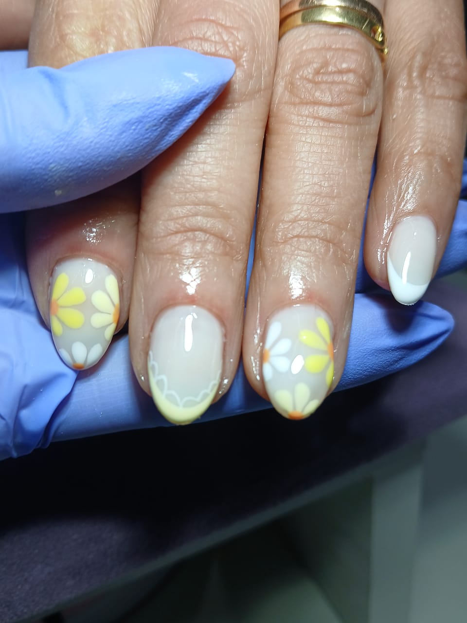 Capping gel +nail art
